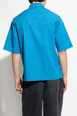 Givenchy Blue Shirt With Monogram - Men - Piano Luigi