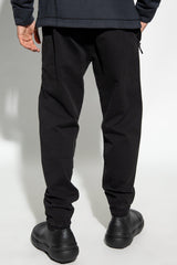 Stone Island Black Sweatpants With Logo - Men - Piano Luigi