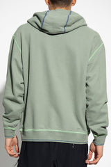 Stone Island Green Hoodie With Logo - Men - Piano Luigi