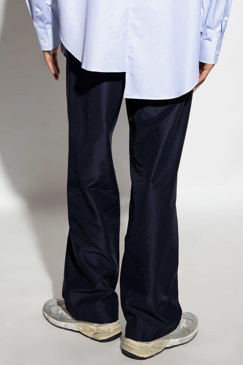 Loewe Navy Blue Relaxed-Fitting Trousers - Men - Piano Luigi