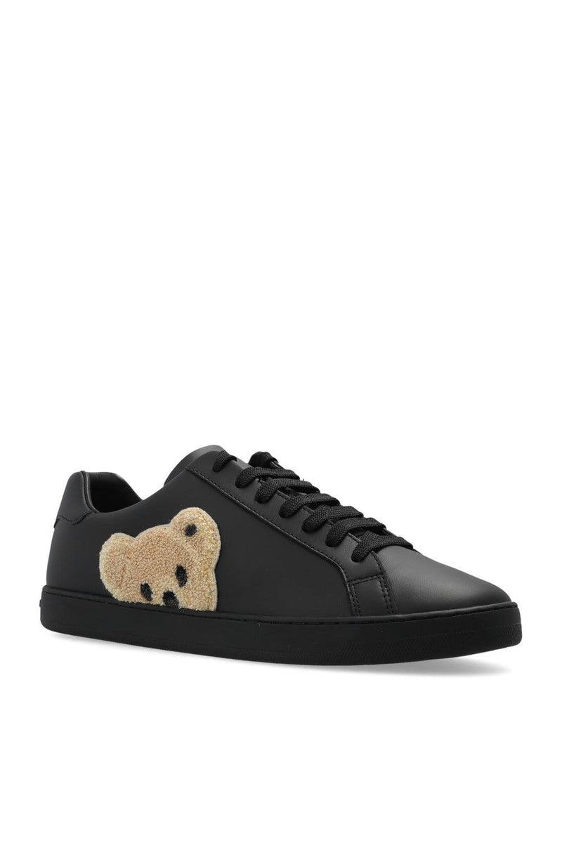 Palm Angels Black Sneakers With Logo - Men - Piano Luigi