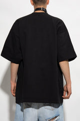 Vetements Black Oversize T-Shirt - Men - Piano Luigi