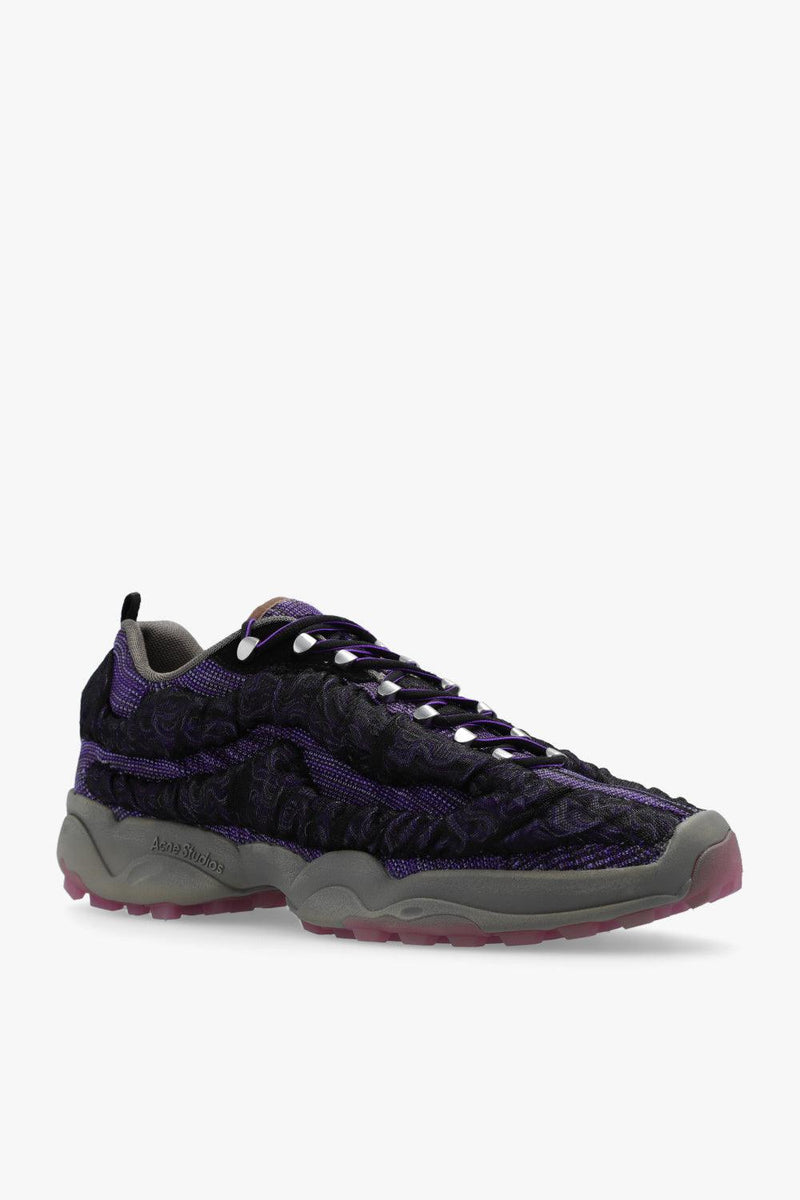 Acne Studios Purple Sneakers With Logo - Men - Piano Luigi