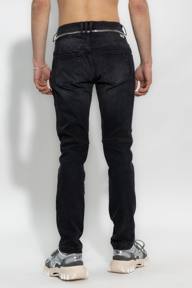 Balmain Black Slim-Fit Jeans - Men - Piano Luigi