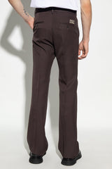 Dsquared2 Brown Pleat-Front Trousers - Men - Piano Luigi