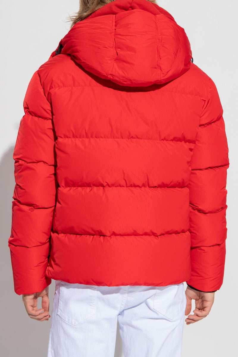 Dsquared2 Red Quilted Down Jacket - Men - Piano Luigi