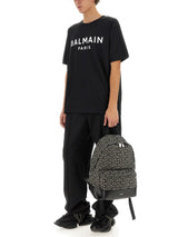 Balmain Monogram Backpack - Men - Piano Luigi