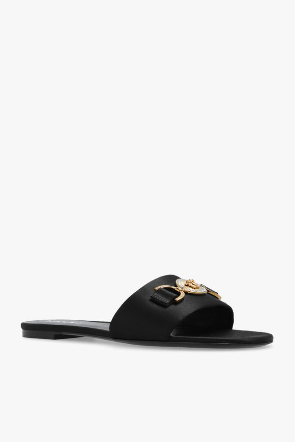 Versace Satin Slides - Women - Piano Luigi