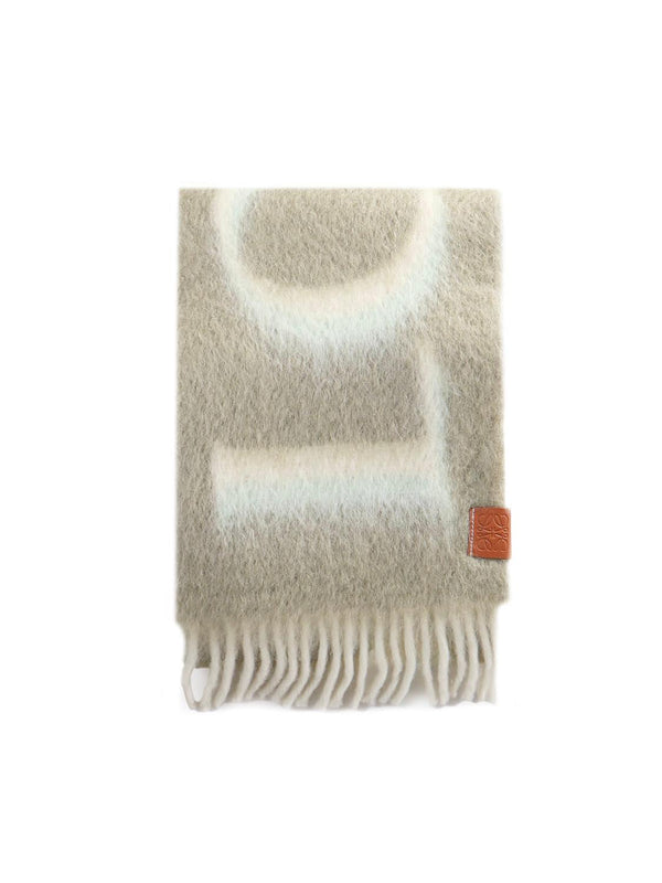 Loewe Logo Wool Scarf - Women - Piano Luigi