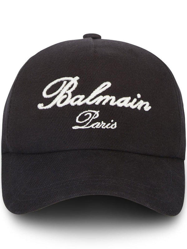 Balmain Signature Cotton Cap - Men - Piano Luigi