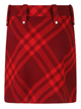 Burberry Check Short Skirt - Women - Piano Luigi