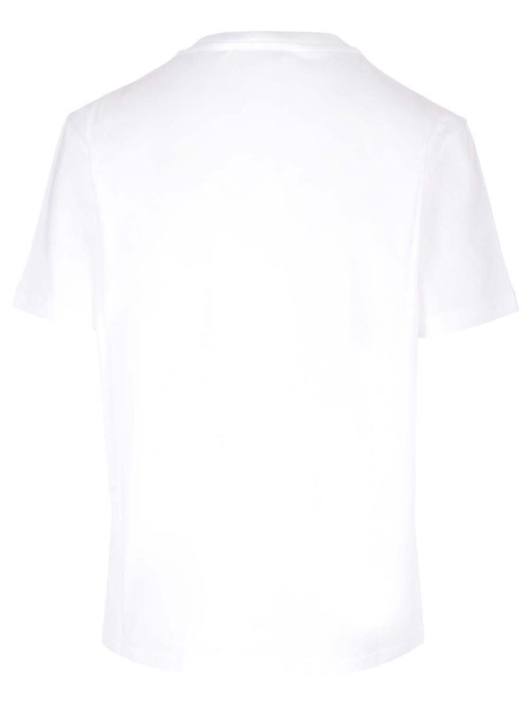 Miu Miu Logo Patch Crewneck T-shirt - Women - Piano Luigi