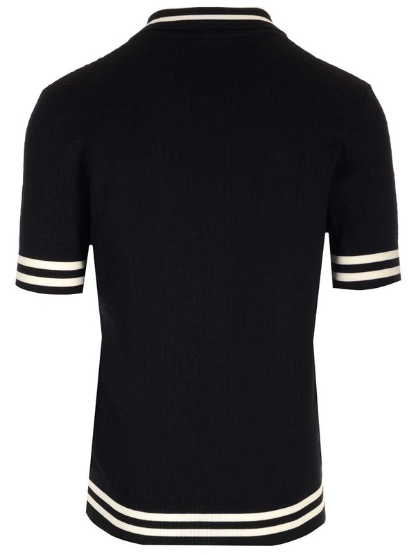 Balmain Knitted Wool Polo Shirt - Men - Piano Luigi