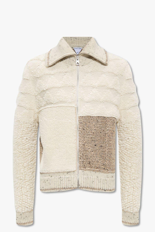 Bottega Veneta Patchwork Wool Cardigan - Men - Piano Luigi