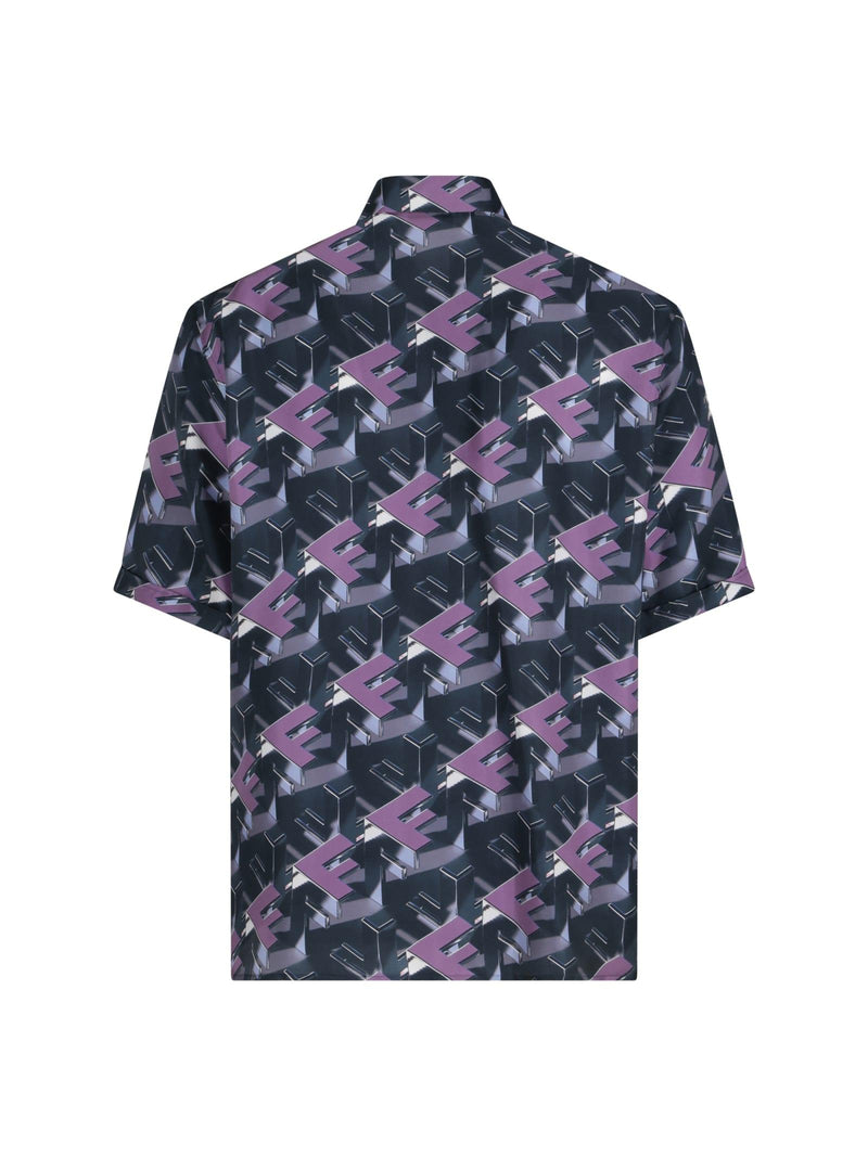 Fendi Multicolour Silk Shirt - Men - Piano Luigi