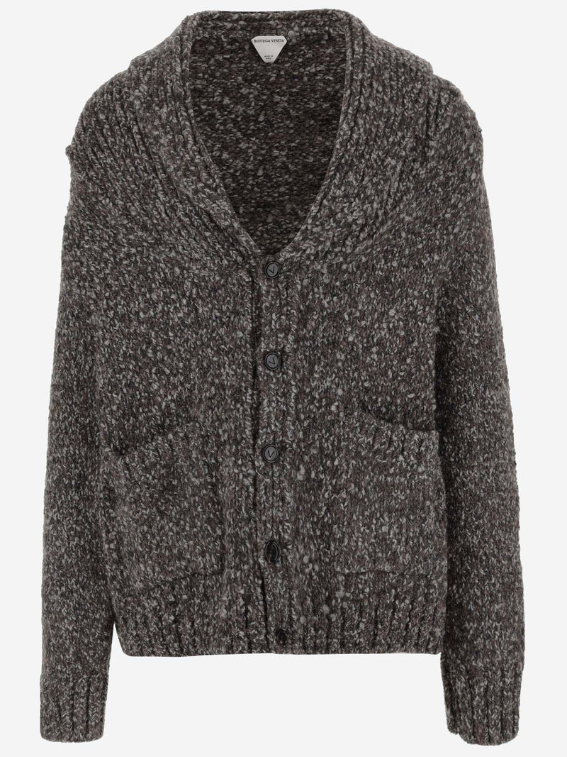 Bottega Veneta Alpaca Cardigan With Shawl Collar - Men - Piano Luigi