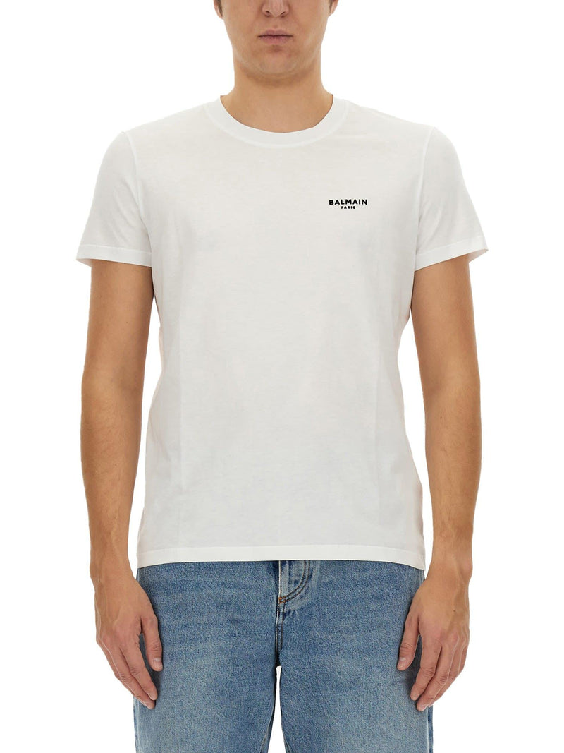 Balmain T-shirt With Logo - Men - Piano Luigi