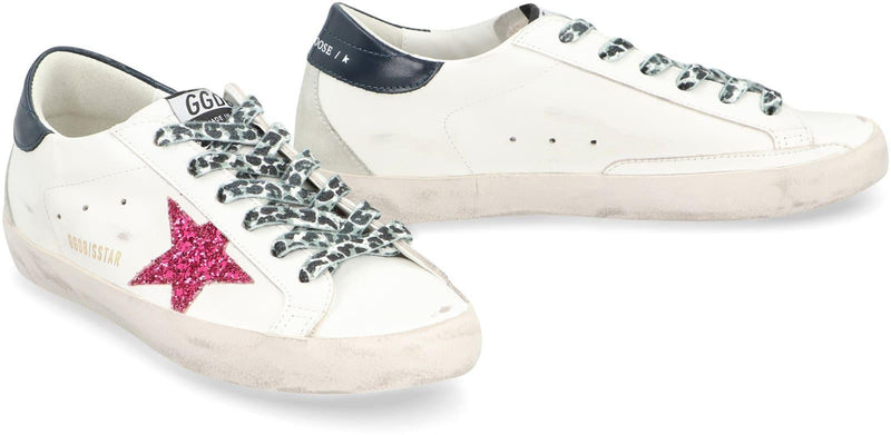 Golden Goose Super-star Leather Low-top Sneakers - Women - Piano Luigi