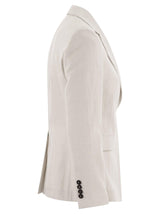 Brunello Cucinelli Cotton And Linen Jacket - Women - Piano Luigi