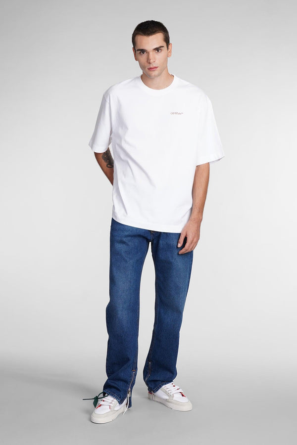 Off-White T-shirt In White Cotton - Men - Piano Luigi