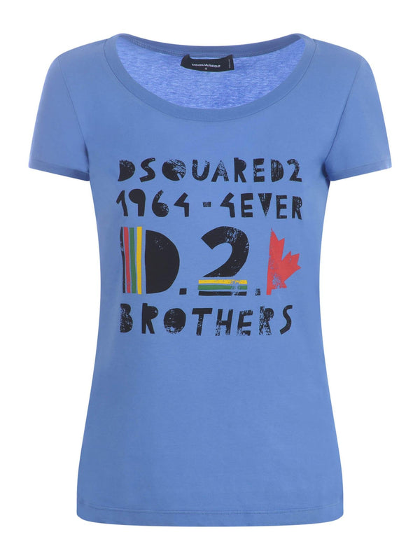 T-shirt Dsquared2 In Cotton - Women - Piano Luigi