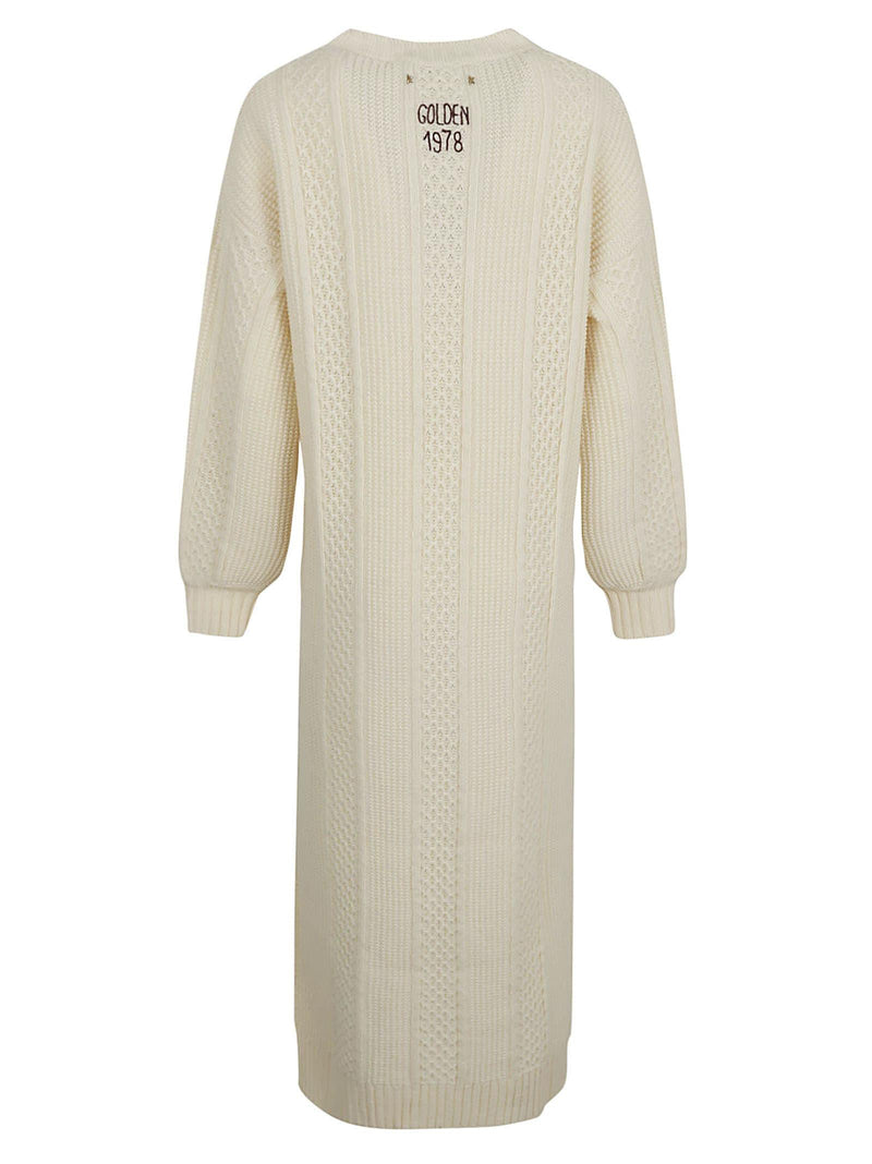 Golden Goose Idea Crewneck Long Dress - Women - Piano Luigi