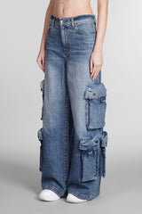 AMIRI Jeans In Blue Cotton - Women - Piano Luigi