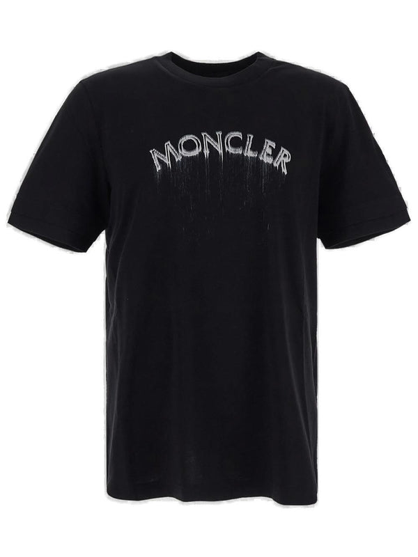 Moncler Logo Printed Crewneck T-shirt - Men - Piano Luigi