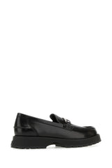 Fendi Black Leather Oclock Loafers - Men - Piano Luigi