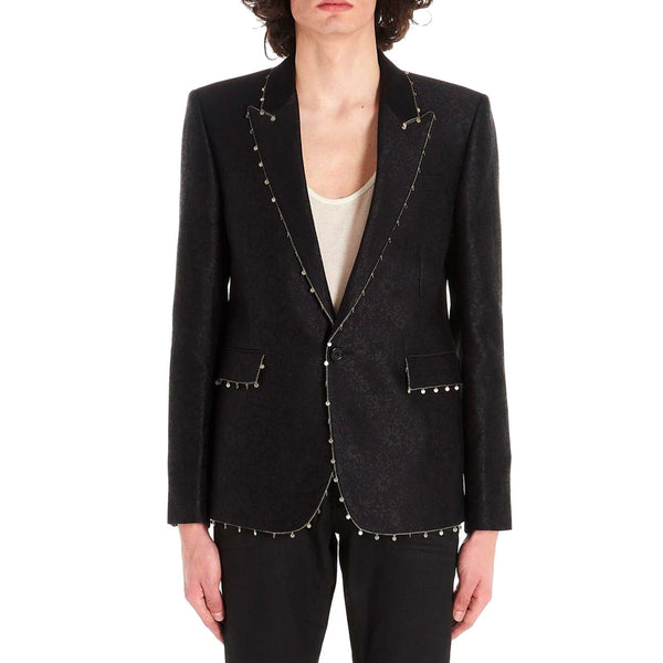 Saint Laurent Jardin Noir Blazer - Men - Piano Luigi