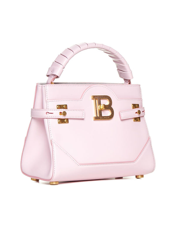 Balmain Bbuzz 22 Pink Leather Bag - Women - Piano Luigi