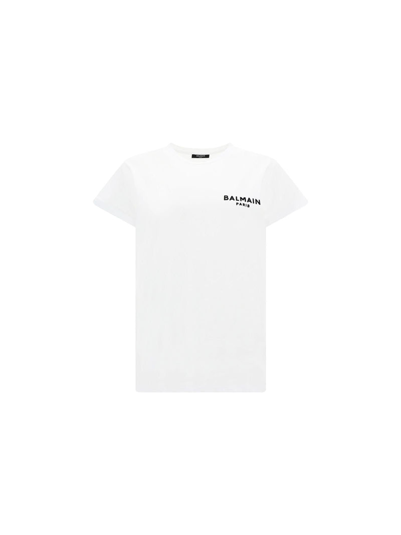 Balmain Cotton Logo T-shirt - Women - Piano Luigi