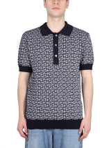 Balmain Fine Knit Polo Shirt - Men - Piano Luigi