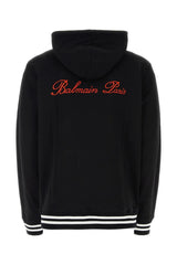 Balmain Black Cotton Sweatshirt - Men - Piano Luigi