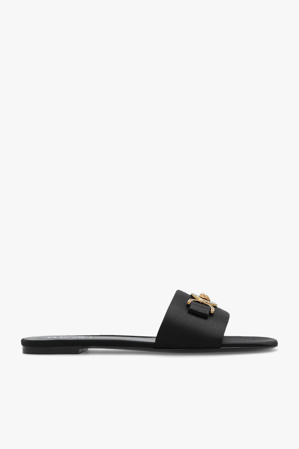 Versace Satin Slides - Women - Piano Luigi