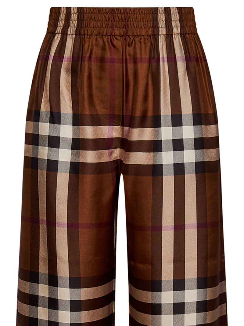 Burberry Alex Check Motif Pants - Women - Piano Luigi