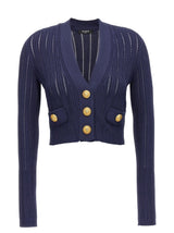 Balmain Short Knit Cardigan - Women - Piano Luigi