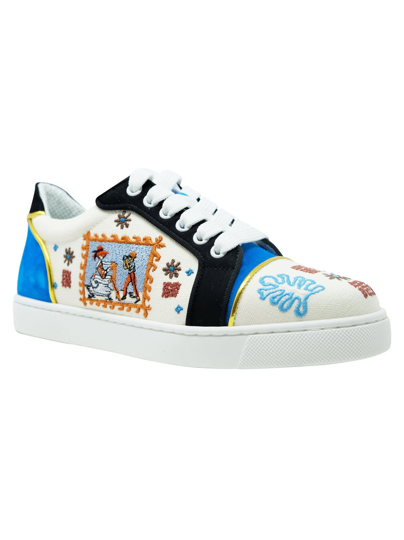 Christian Louboutin 3220060 Cma3 Multi Leather Olona Brodee Vieira Sneakers - Women - Piano Luigi