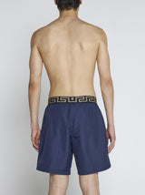 Versace Greca And Medusa Swim Shorts - Men - Piano Luigi