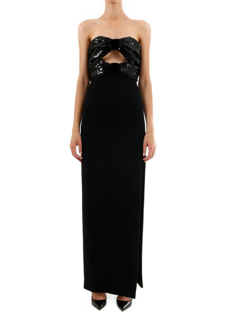 Saint Laurent Sequinned Maxi Dress - Women - Piano Luigi