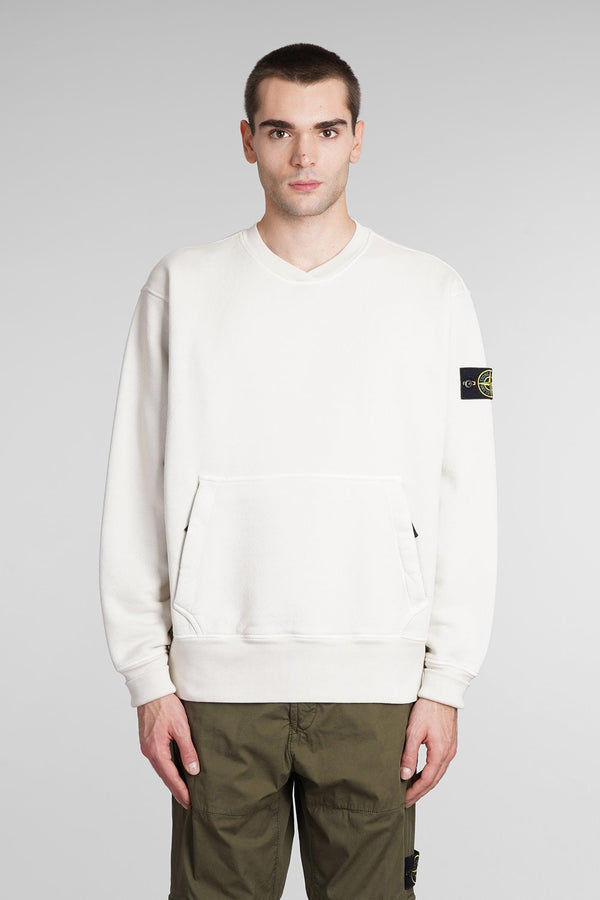 Stone Island Sweatshirt In Beige Cotton - Men - Piano Luigi