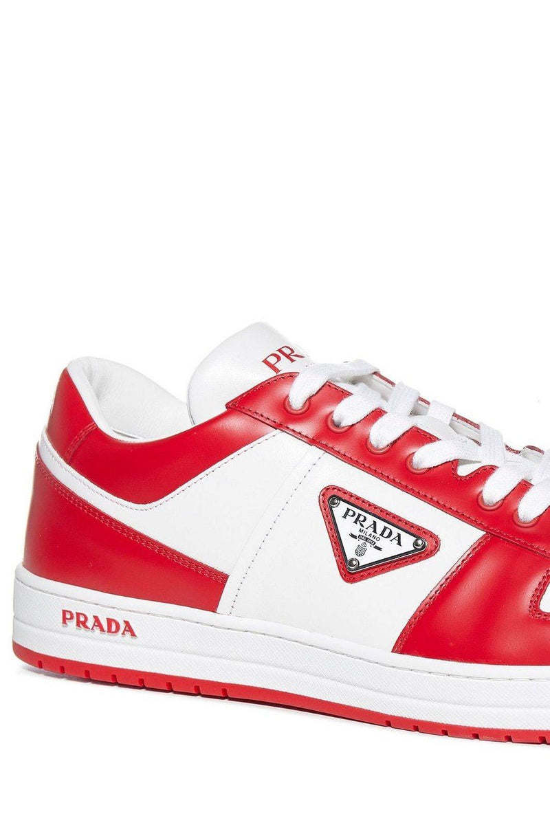 Prada Logo Patch Lace-up Sneakers - Men - Piano Luigi