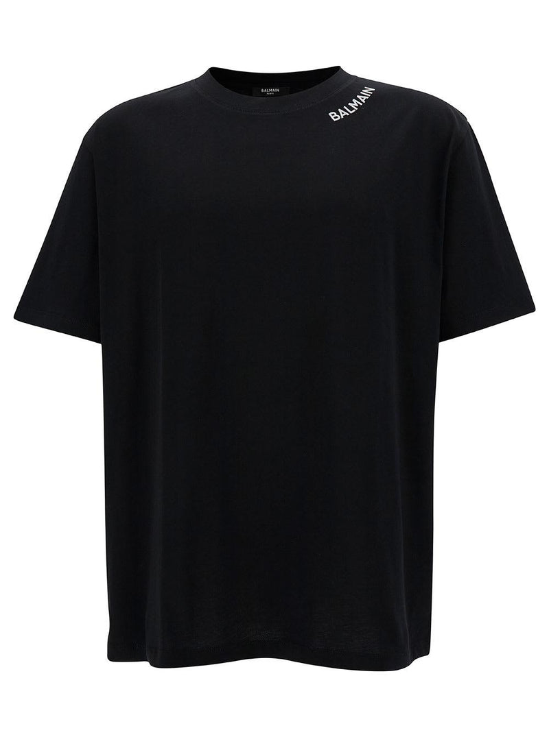 Balmain Stitch Collar T-shirt - Straight - Men - Piano Luigi