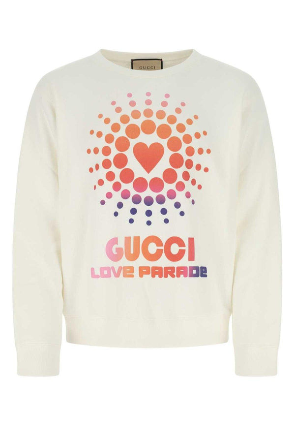 Gucci Logo Printed Long-sleeved Sweatshirt - Men - Piano Luigi