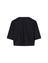 Balmain Logo Crop T-shirt - Women - Piano Luigi