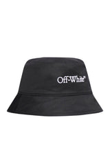 Off-White Logo Embroidered Bucket Hat - Women - Piano Luigi