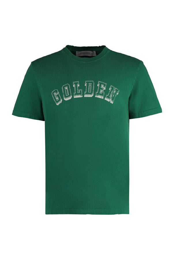 Golden Goose Cotton Crew-neck T-shirt - Men - Piano Luigi