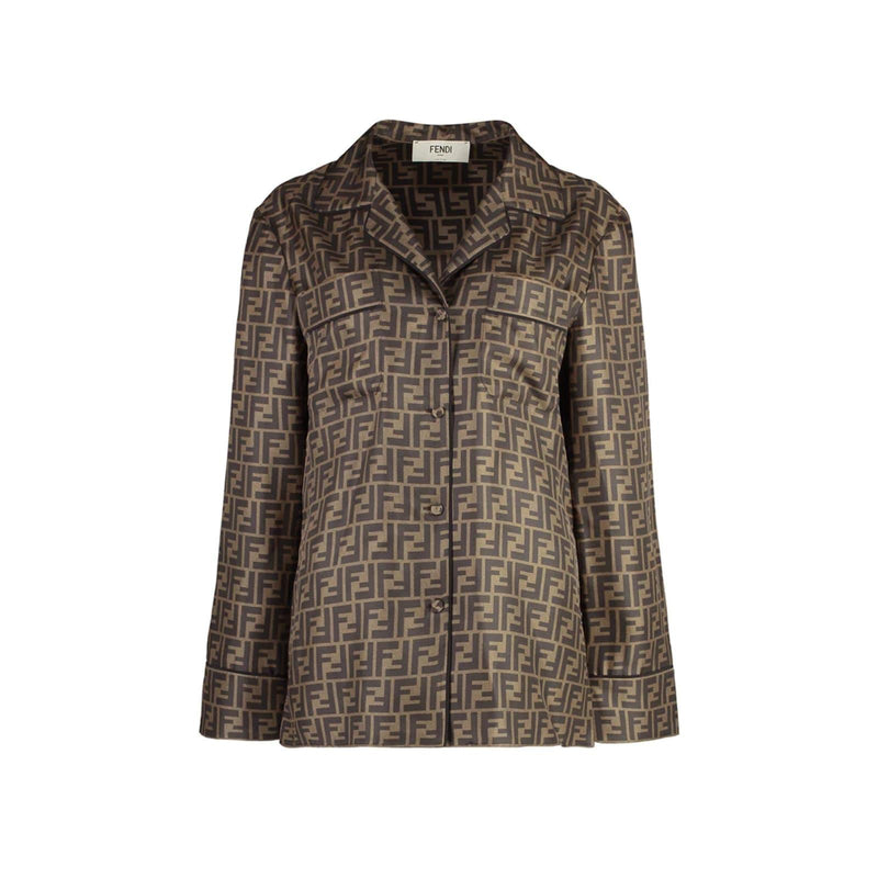 Fendi Silk Twill Shirt - Women - Piano Luigi