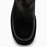 Bottega Veneta Lug Black Leather Boot - Men - Piano Luigi