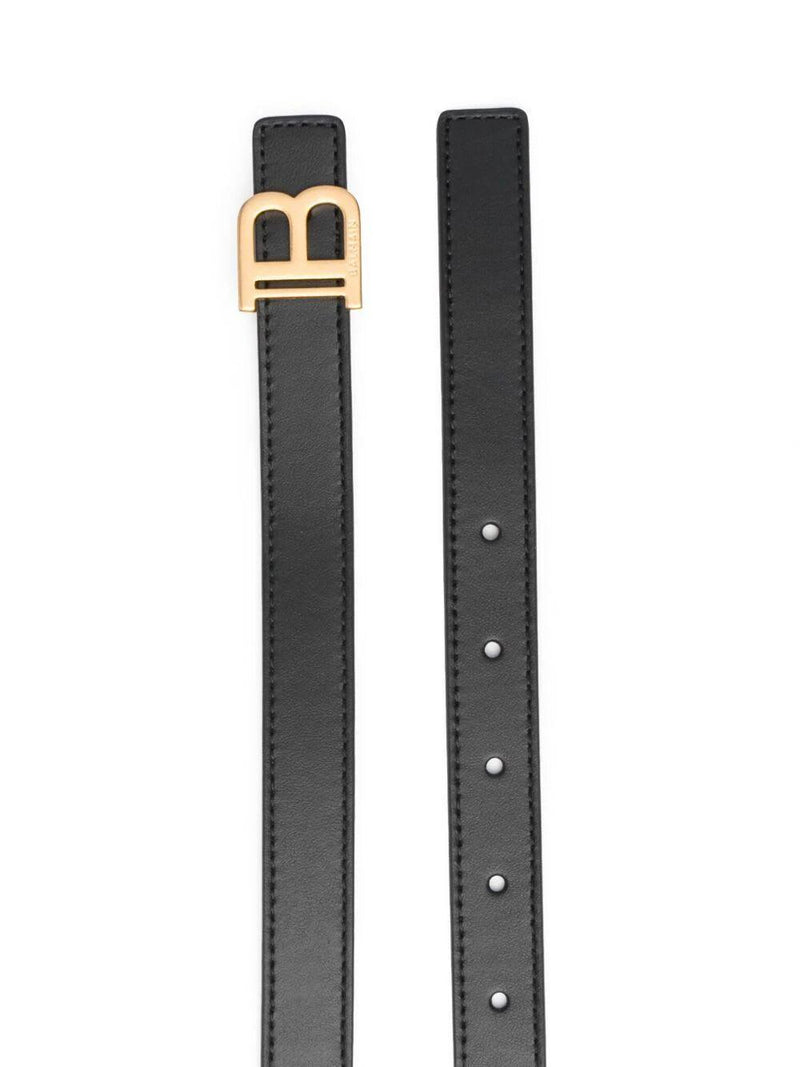 Balmain Calfskin 2cm Belt - Women - Piano Luigi